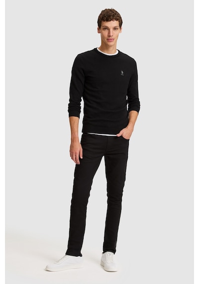 U.S. Polo Assn. Erkek Siyah Basic Kazak 50333566-vr046