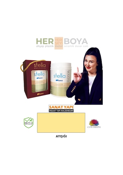 Stella Su Bazlı Akrilik Boya Ayışığı Diğer