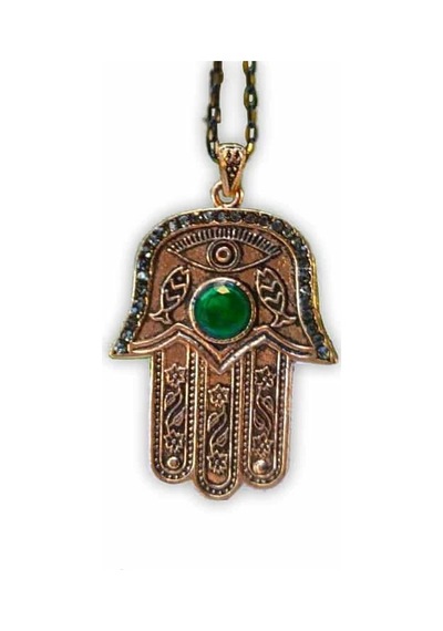Stoneage Rf03335 Kök Zümrüt Otantik Kadın Kolye Diğer