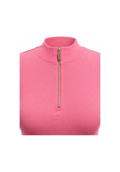 Mixray 4177 Kadın Kısa Body Bluz Pembe