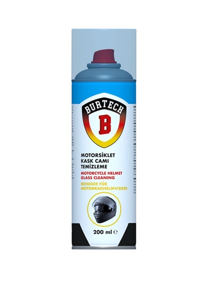 Burtech Motosiklet Kask Camı Kask Vizör Temizleme Sprey