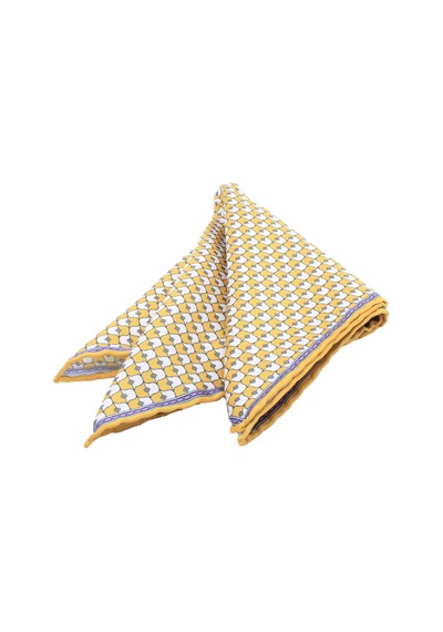 Coolmenclub Desenli Mikrofiber Cep Mendili Sarı