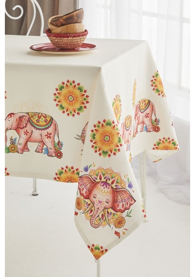 Ays Home Fil Desen Yemek Masası Örtüsü