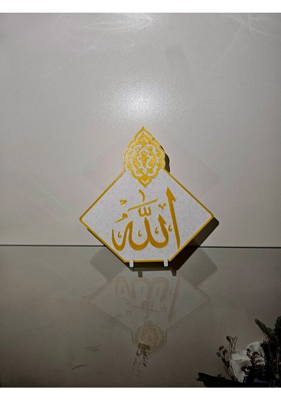 Allah Lafızlı Plastik Biblo