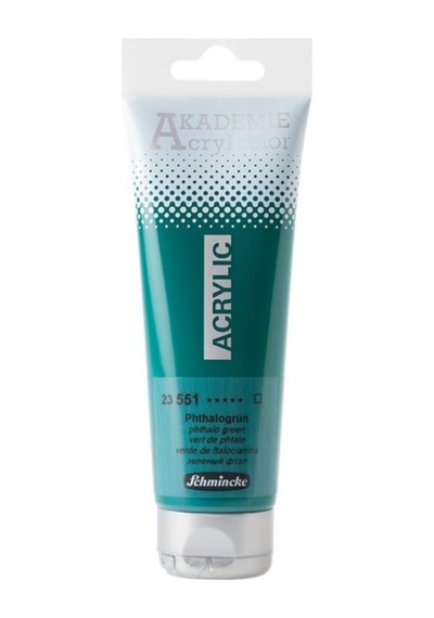 Schmincke : Akademie Akrilik Boya : : 120 Ml 551 Phthalo Green
