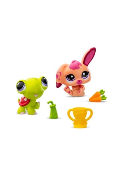Hasbro Littlest Pet Shop 2'li Paketa 00587 G7 94-g7 95 Kaplumbağa-tavşan Minişler