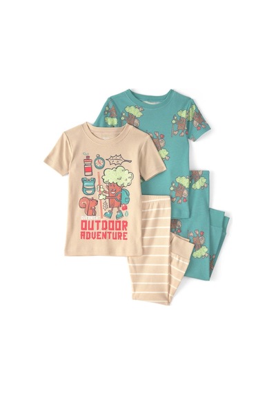 Carter's Küçük Erkek Çocuk Pijama Set 2u597210 Çok Renkli