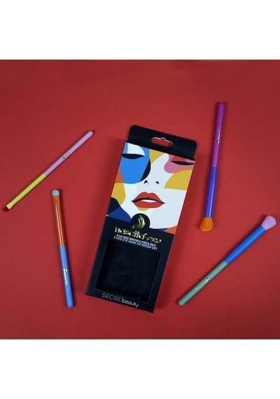 Nascita Secret Beauty 4 Lü Göz Makyaj Fırça Seti - 134