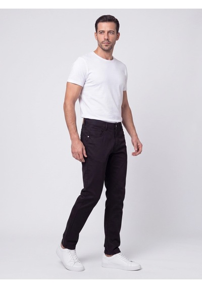 Siyah Dynamic Fit Erkek Chino Pantolon