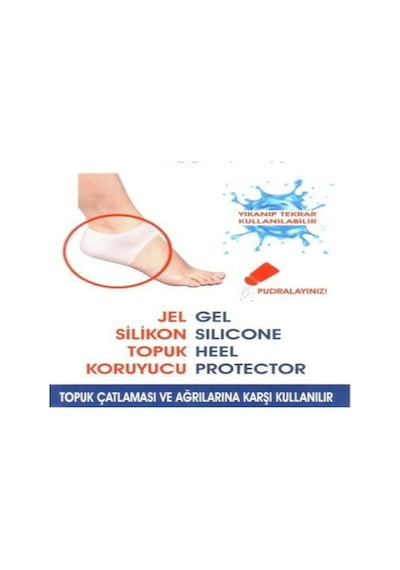Ozclife Silikon Topuk Gömleği Dikeni Bunyon Çatlak Koruyucu