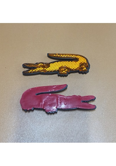 Timsah Şekilli Sarı Renk Reflektör Yapışkanlı 2 Adet Plastik