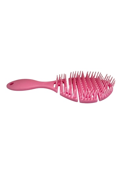 Croc Saç Fırçası Seti 2li Pembe - Saç Açıcı Fırça, 3d Detangler Brush - Tarak Hediyeli