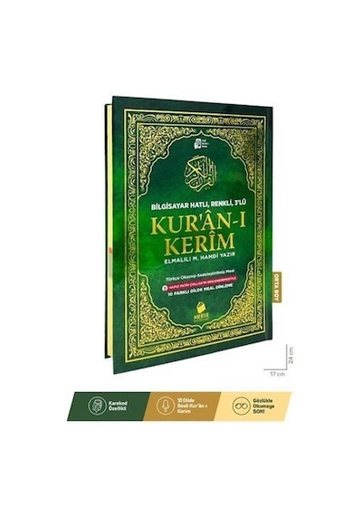 Türkçe Okunuşlu Kur'an-ı Kerim Ve Meali 3'lü Üçlü Orta Boy