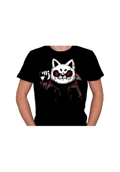 Panda Gansta Ayı Street Fight Tişört Unisex T-shirt 001