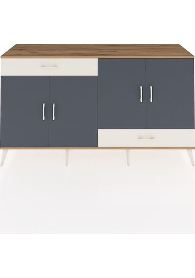 Hyperion Konsol 5 Raflı 2 Çekmeceli 4 Kapaklı 176x44x99 Çam-antra Çam-antrasit/aytaşı Hyperion Konsol 5 Raflı 2 Çekmeceli 4 Kapaklı 176x44x99 Çam-antra Çam-antrasit/aytaşı