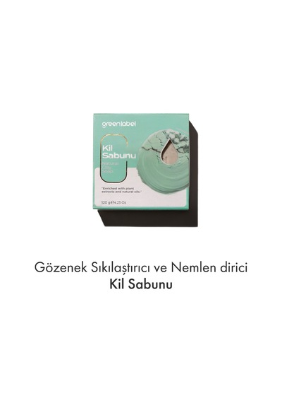 Greenlabel Kil Sabunu Natural Gözenek Sıkılaştırıcı Ve Nemlendirici 120 G
