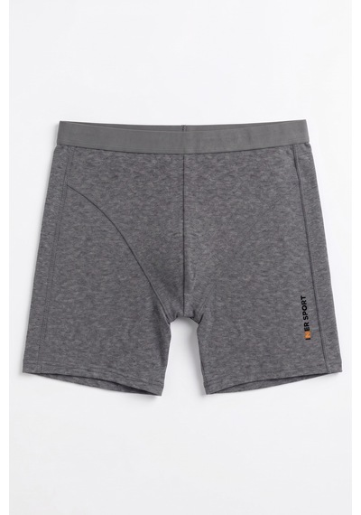 Just Inner Erkek Pamuklu Boxer Sport Premium Günlük Kullanım 134003 Antrasit