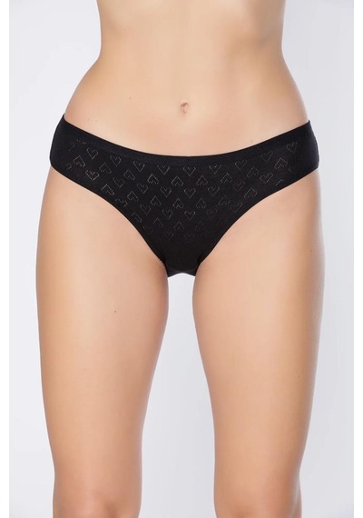 12 Adet Tutku Elit Bayan Jakarlı Bikini Külot Karışık Renk 2708 Çok Renkli