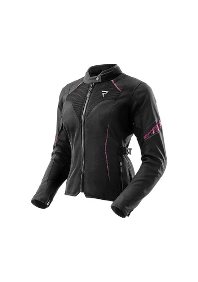 Rebelhorn Jax Lady Kadın Motosiklet Montu Siyah - Pembe