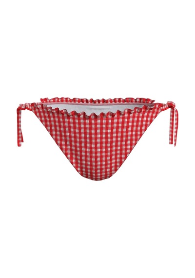 Tommy Hilfiger Strıng Sıde Tıe Chee Kadın Kırmızı Bikini Altı