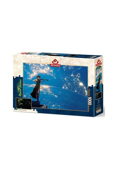 Art Puzzle 1000 Parça Neon Son Keman 5266