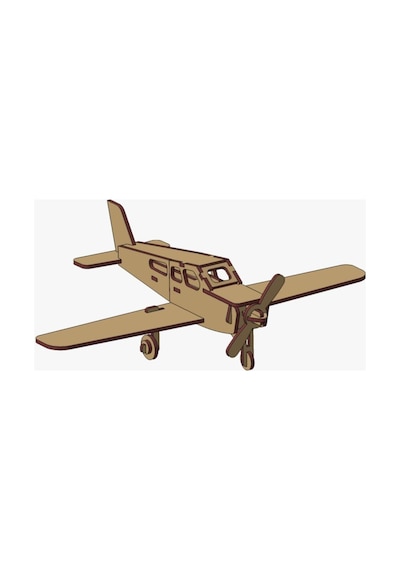3d Puzzle Üç Boyutlu Puzzle Uçak 10 Parça