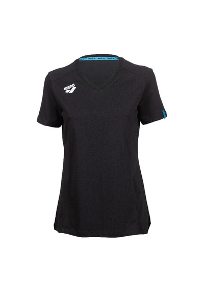 Arena Team Panel Kadın Siyah Günlük Stil T-shirt 004892500 1413784 SIYAH