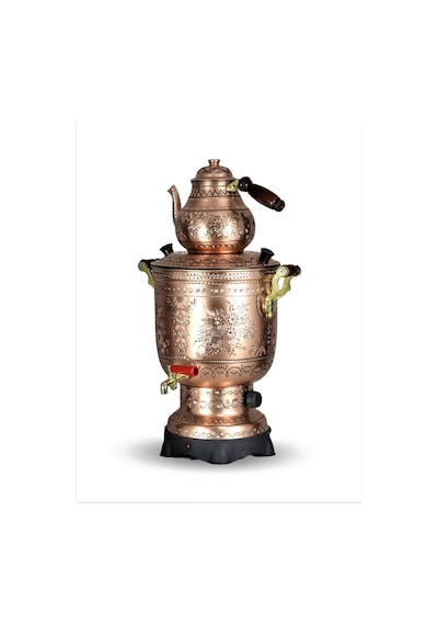 Morya Gül Çiçek Eskitme 5 L Elektrikli Semaver