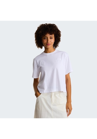 The North Face Evolution Simple Dome Crop Rlx Ss Kadın Tişört C-the0a8fdhfn4fn4 Beyaz