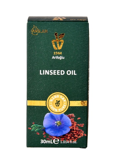 Keten Tohumu Yağı 30ml%100 Saf Arlab Flaxseed Oil Linum Usitatissimum Seed Oil Diğer