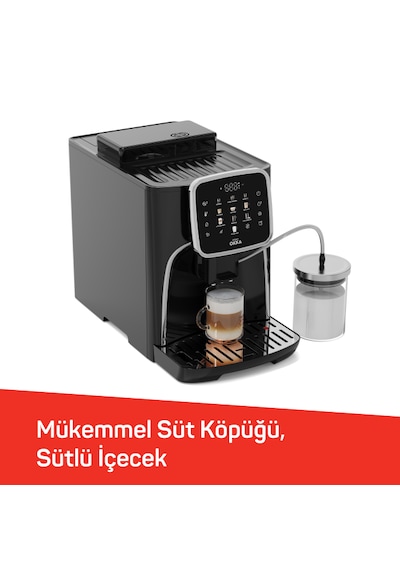 Arzum OK0028 Okka Espresso Pro M Tam Otomatik Espresso Makinesi 11 Sıcak ve Soğuk İçecek