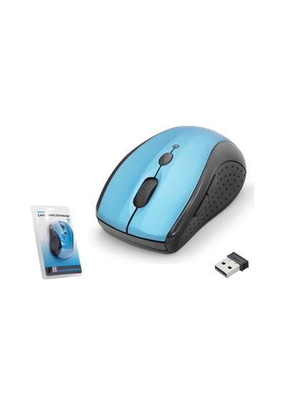 Hadron Hdx3405 1600dpi 2.4ghz Usb Kablosuz Mouse - Mavi-siyah Hdx3405