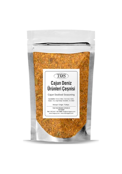Tos The Organic Spices Cajun Deniz Ürünleri Çeşnisi 500 G