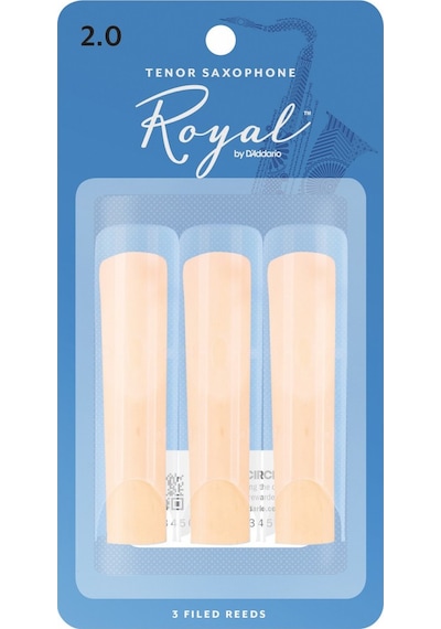 D'addario Rkb0320 Royal Tenor Saksafon Kamışı No: 2.0 Eğitim/hobi - 3'lü Paket Klasik Ve Caz İçin Çok Yönlü Kullanım, Kolay Ses Üretimi