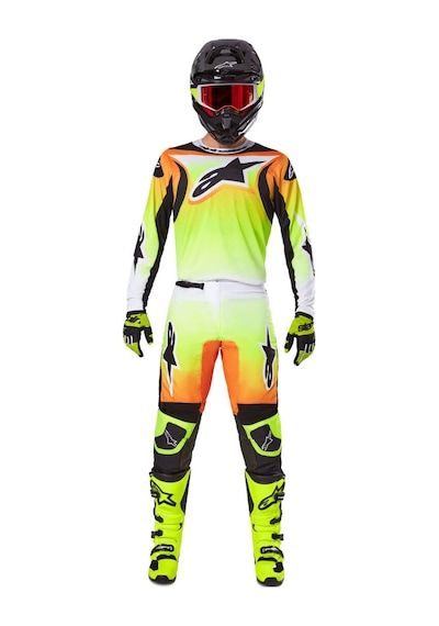 Alpinestars Fluid Wurx Kros Motosiklet Pantolonu Sarı Siyah