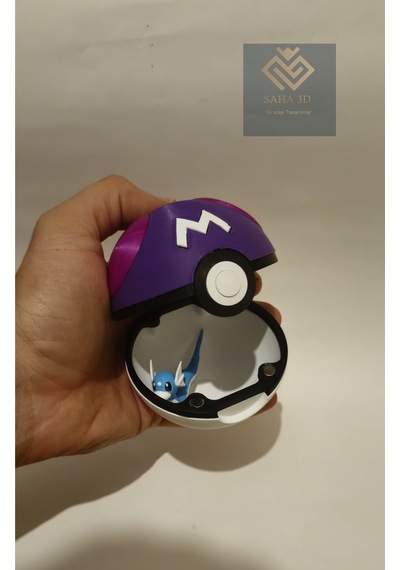 Pokemon Masterball Pokeball Poke Topu Dratini Hediyeli