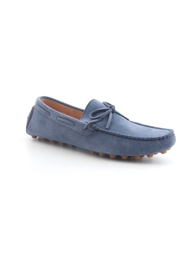 Oxford Klasik Erkek Tz-13401 John May Denim Süet Lacivert