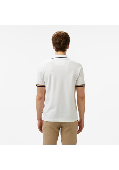 Nautica Erkek Beyaz Classic Fit Polo Düz K55335t Beyaz