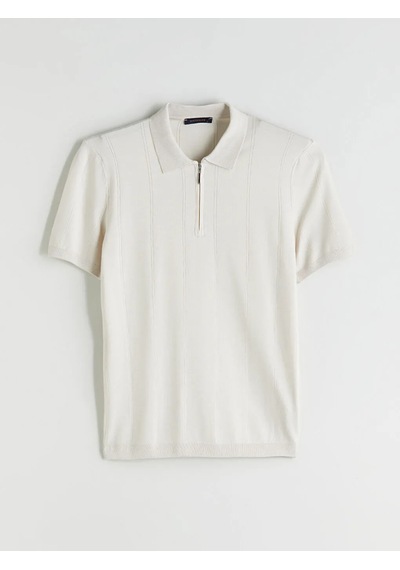 Lc Waikiki Bej Polo Yaka Erkek Triko Tişört