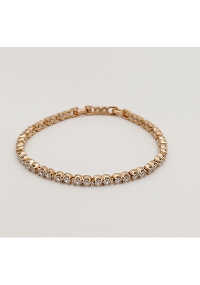 18k Rose Gold Plated Su Yolu Bileklik Gold