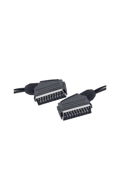 10 Metre Skart Erkek To Scart Male Tırnaklı Ara Görüntü Kablosu