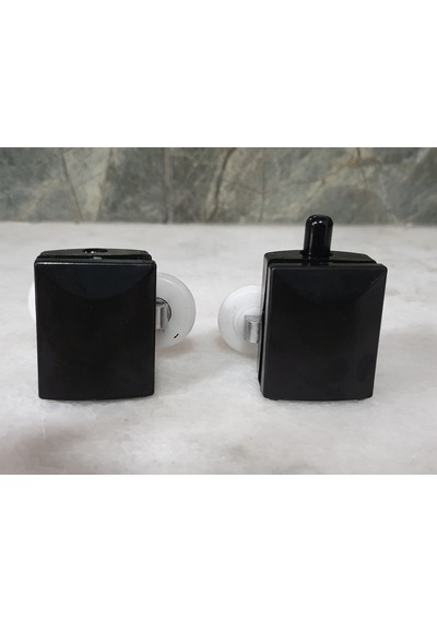 Inventa Siyah Duşakabin Cam Kabin Tekerleği Takım 24 Mm Siyah