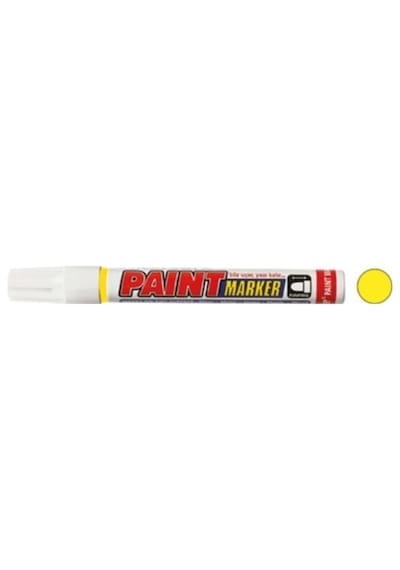 Mercure Permanent Marker Sarı sarı
