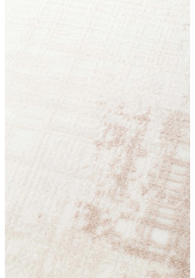 Eko Halı Pera 01 Beige Akrilik Yıkanabilir Kaymaz Tabanlı Modern Halı Bej