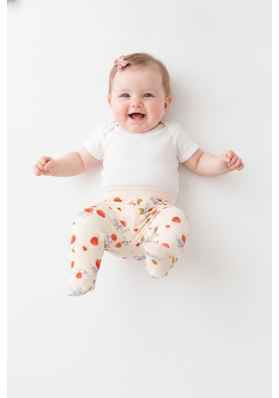 Tiffany Baby & Kids Strawberry Garden Organik Tasarımlı Patikli Alt Ekru