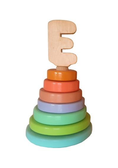 Wood&Joy Pastel Renklerde Halka  Bebek Oyuncağı