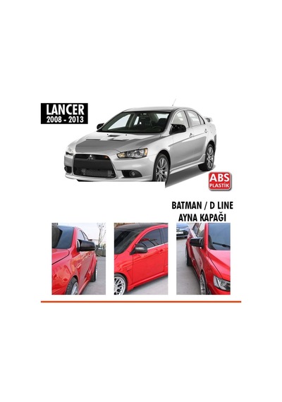 Lancer Batman Ayna Kapağı Piano Black / 2008-2013