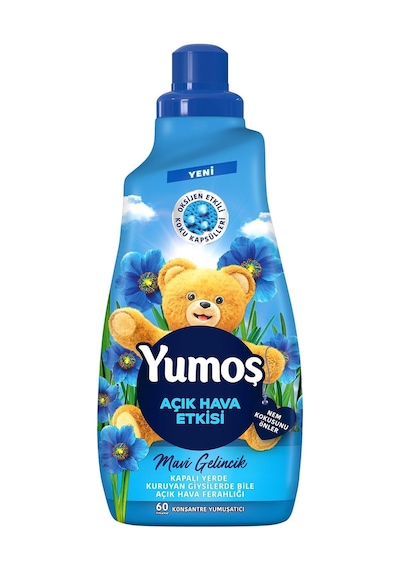 Açık Hava Etkisi Konsantre Çamaşır Yumuşatıcısı Mavi Gelincik 1440 Ml 60 Yıkama