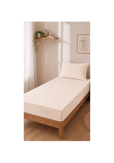 Tek Kişilik Lastikli Çarşaf Takımı 1 Lastikli Çarşaf 100 X 200 1 Yastık Kılıfı 50 X 70 Ekru - 717405300 Ekru Tek Kişilik Lastikli Çarşaf Takımı 1 Lastikli Çarşaf 100 X 200 1 Yastık Kılıfı 50 X 70 Ekru - 717405300 Ekru
