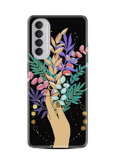Oppo Reno 4 Pro Kılıf Hayat Serisi Desenli Hand Flowers - Ürün Numarası 2022